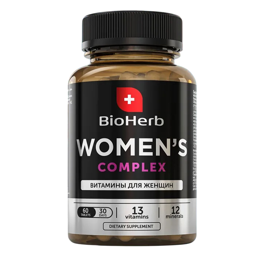 Женский комплекс витаминов BioHerb 60 таб 320₽