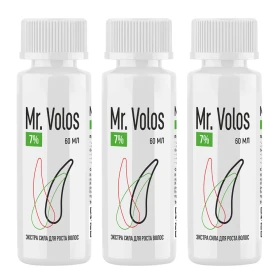 Лосьон для стимуляции роста волос Mr. Volos 7% - 3 флакона