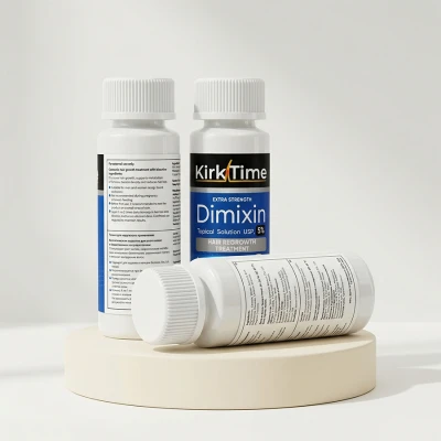 Лосьон для роста волос Kirktime 5% - 2 флакона - фото 5