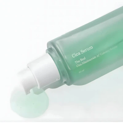 Успокаивающая сыворотка против воспалений с центеллой и ниацинамидом CELIMAX The Real Cica Niacinamide AC Calming Serum, 40 мл - фото 2
