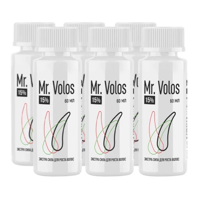 Mr. Volos 15% - 6 флаконов + оригинальная пипетка
