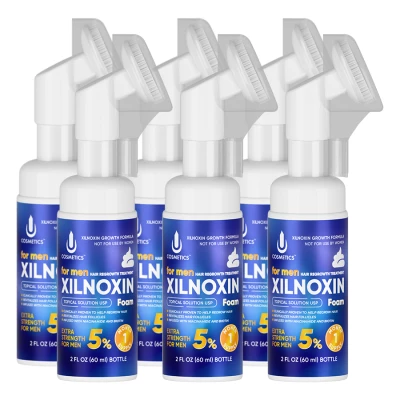 Пена для роста волос Ксилноксин XILNOXIN 5%, 6 флаконов