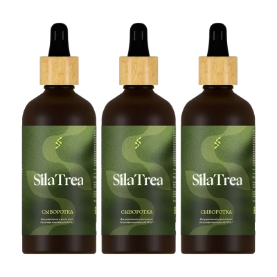 Сыворотка для укрепления и роста волос SilaTrea - 3 флакона