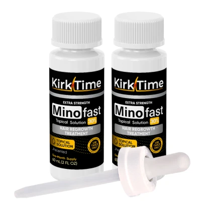 Лосьон для роста волос Kirktime - Minofast 30% - 2 флакона