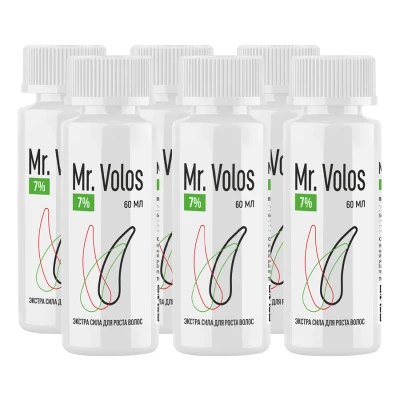 Лосьон для стимуляции роста волос Mr. Volos 7% - 6 флаконов