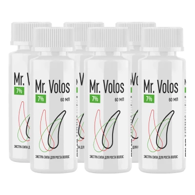 Mr. Volos 7% - 6 флаконов + оригинальная пипетка