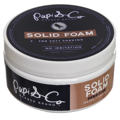 PAPI & Co - твердая пена для бритья SOLID FOAM, 200 гр