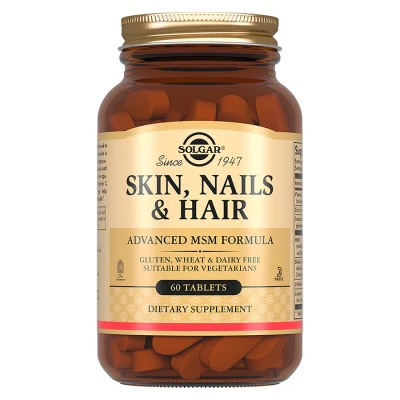 Комплекс витаминов SKIN, NAILS & HAIR Solgar, 60 таб