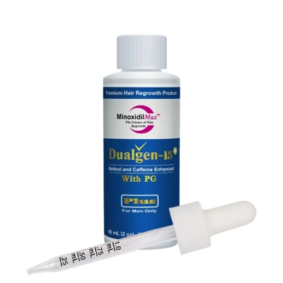 Миноксидил Dualgen 15% WITH PG PLUS + ФИНАСТЕРИД 0.1% (MG) - 1 флакон + оригинальная пипетка