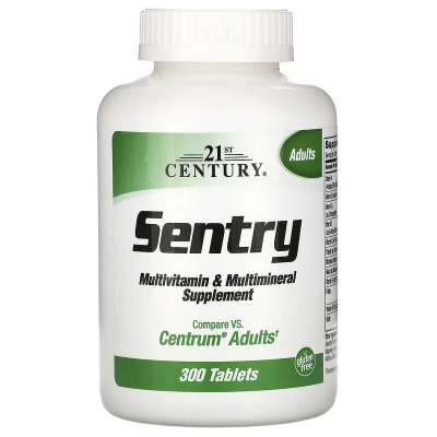 21st Century - комплекс витаминов Sentry, 300 таб