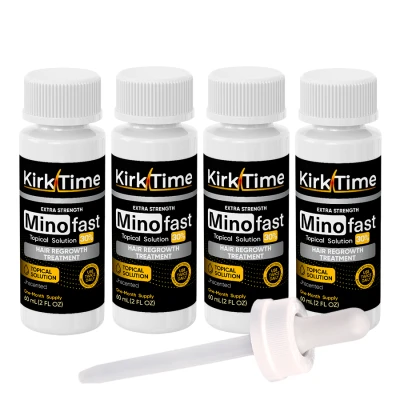 Лосьон для роста волос Kirktime - Minofast 30% - 4 флакона