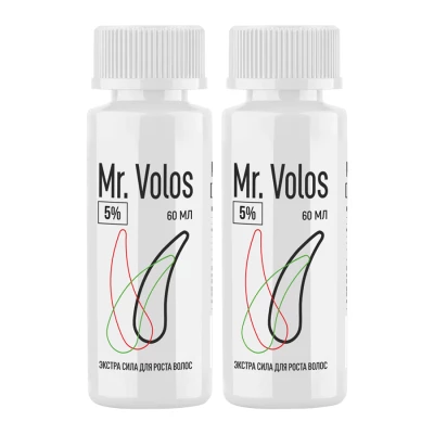 Mr. Volos 5% - 2 флакона + оригинальная пипетка