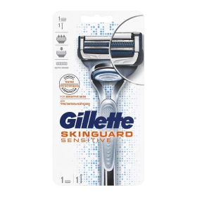 Бритвенный станок Fusion Skinguard Sensitive Gillette + 1 сменная кассета