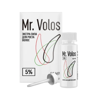 Лосьон для стимуляции роста волос Mr. Volos 5% - 1 флакон