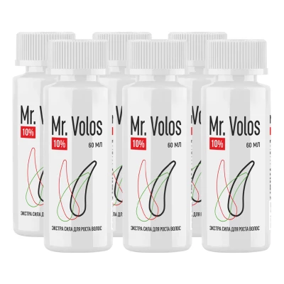 Mr. Volos 10% - 6 флаконов + оригинальная пипетка