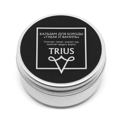 Бальзам для бороды Табак и Ваниль Trius, 50 мл