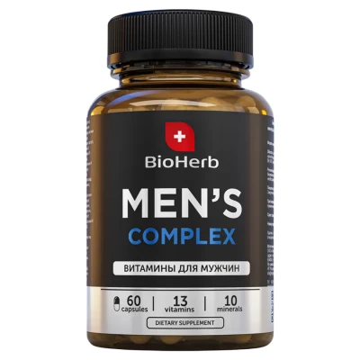 Мужской комплекс витаминов BioHerb, 60 капс