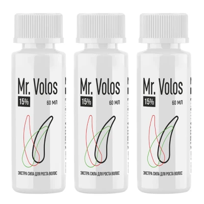 Лосьон для стимуляции роста волос Mr. Volos 15% - 3 флакона