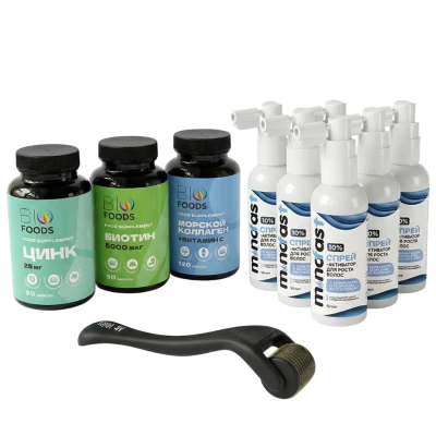 Набор системного восстановления волос 10XL (Minofast)