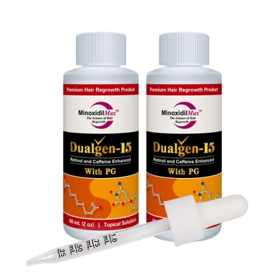 Миноксидил Dualgen 15% - 2 флакона + оригинальная пипетка