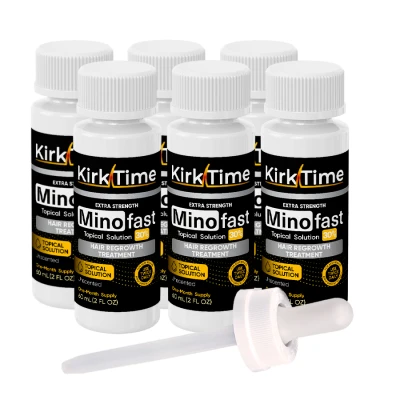 Лосьон для роста волос Kirktime - Minofast 30% - 6 флаконов