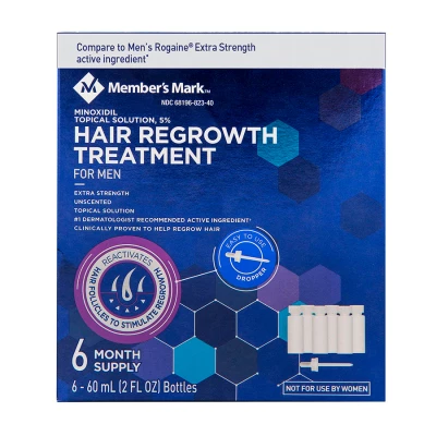 Миноксидил Member's Mark 5% - 6 флаконов