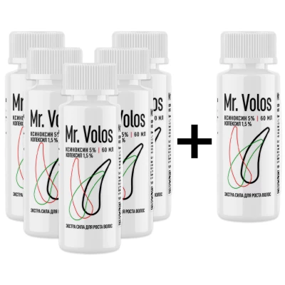 Mr. Volos 5% - 6 флаконов + оригинальная пипетка