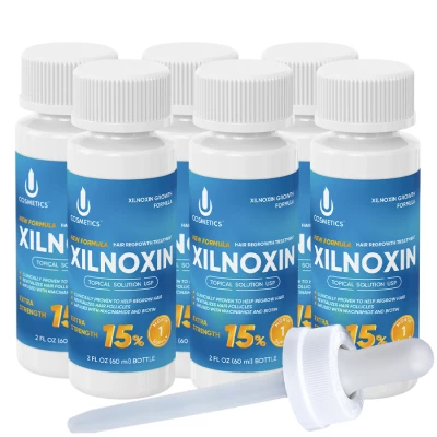 Лосьон для роста волос Ксилноксин XILNOXIN 15%, 6 флаконов + оригинальная пипетка