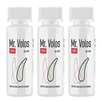 Лосьон для стимуляции роста волос Mr. Volos 10% - 3 флакона