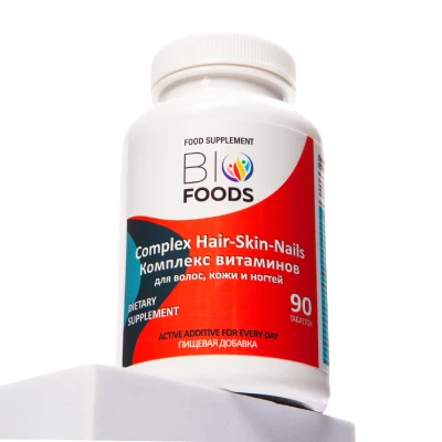 Комплекс витаминов для волос, кожи и ногтей BioFoods, 90 таб - фото 7
