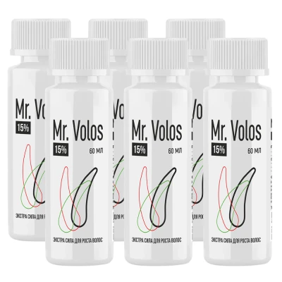 Лосьон для стимуляции роста волос Mr. Volos 15% - 6 флаконов