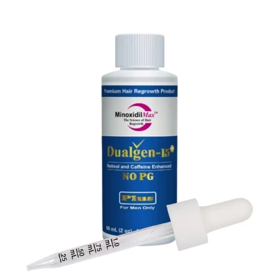 Миноксидил Dualgen 15% NO PG PLUS + ФИНАСТЕРИД 0.1% (MG) - 1 флакон + оригинальная пипетка