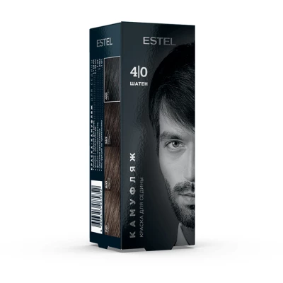 Краска-камуфляж для седины ALPHA ESTEL 4/0 Шатен