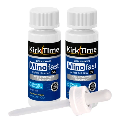 Лосьон для роста волос Kirktime - Minofast 5% - 2 флакона