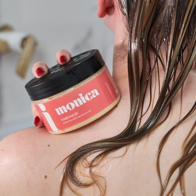 Маска для волос с маслом фисташки и сезама Monica, 250 мл - фото 6