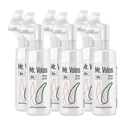 Mr. Volos 5% ПЕНА - 6 флаконов