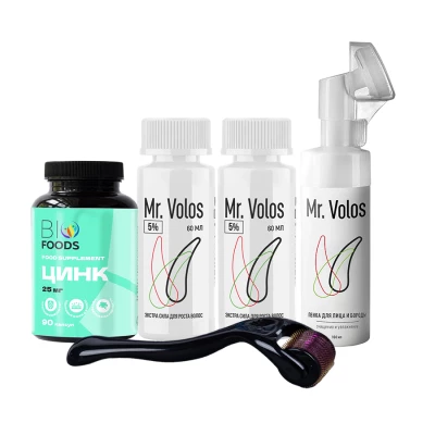 Набор для роста бороды Mr. Volos