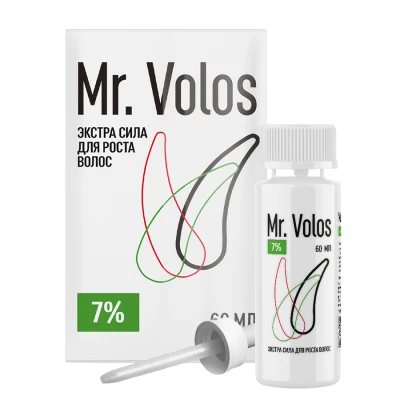 Лосьон для стимуляции роста волос Mr. Volos 7% - 1 флакон