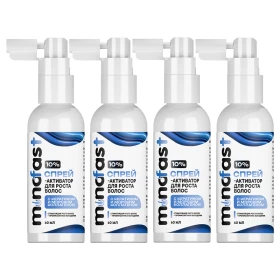 Спрей-активатор роста волос Minofast 10% - 4 флакона