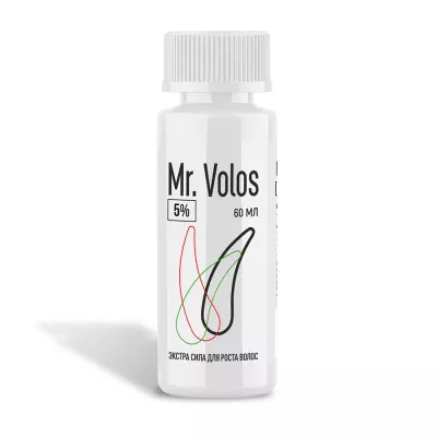 Mr. Volos 5% - 6 флаконов + оригинальная пипетка