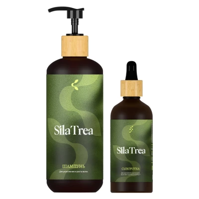Набор для укрепления и роста волос Сыворотка + шампунь SilaTrea